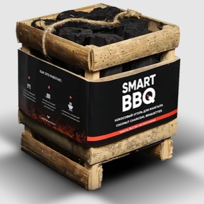 Кокосовый уголь для мангала Smart BBQ